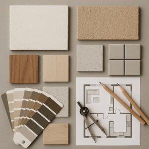 意匠性は塗り壁の真骨頂、様々なデザインで自由度が高い