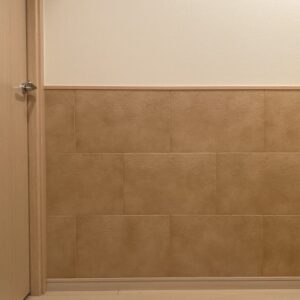 廊下の腰壁にエコカラット