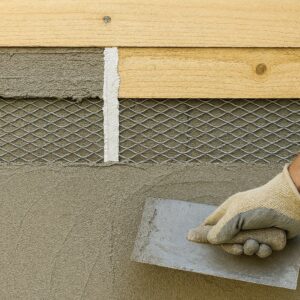 左官の外壁下地のイメージ