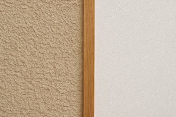 取り合いは見切り材を用いる事がある