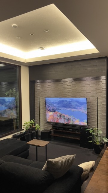 エコカラット テレビ奥の設置は定番