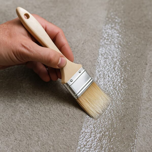 トップコートは耐久性を上げ、壁を保護する