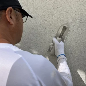 間宮氏撮影のジョリパット外壁