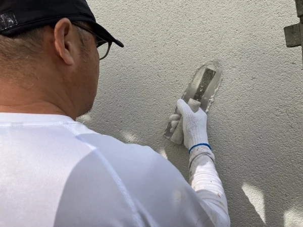 間宮氏撮影のジョリパット外壁