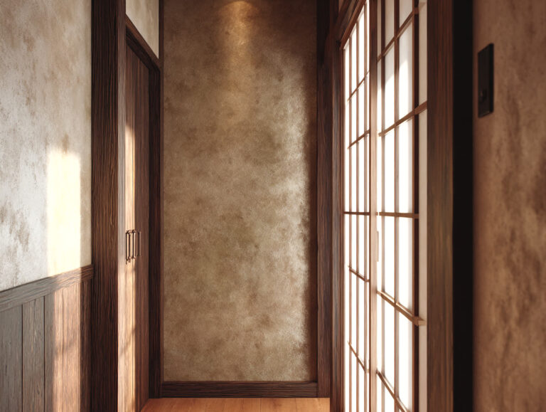 古い和室の壁、ボロボロ落ちて来る?