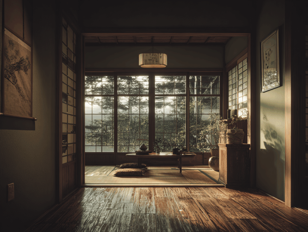 今では珍しくなった和室の聚楽壁