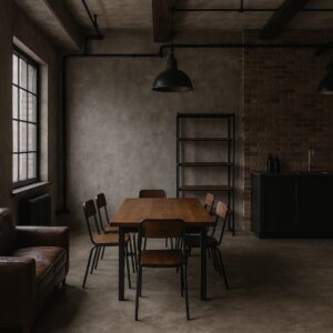 インダストリアルなインテリアのイメージ 粗にして野だが卑ではない