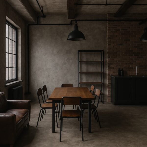 インダストリアルなインテリアのイメージ 粗にして野だが卑ではない