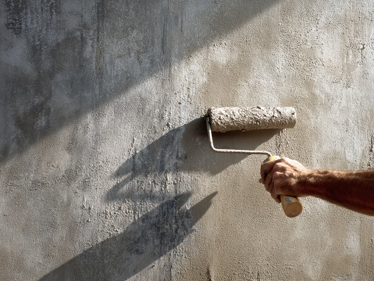 シーラーを塗布するイメージ