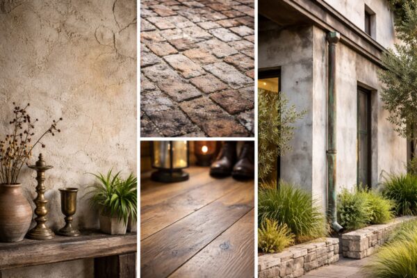 経年変化のイメージ 年を経てより味わいが出るのが自然素材