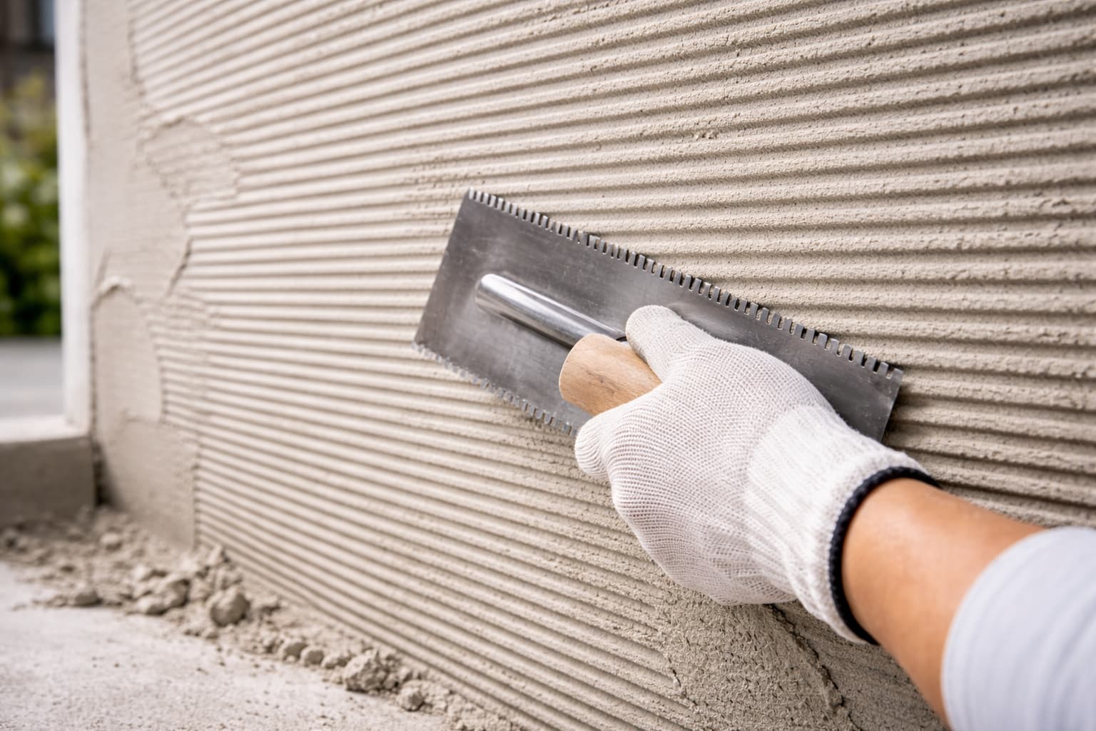 櫛引き仕上げのイメージ