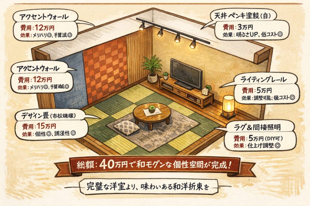 和率リフォームのコツをインフォグラフィックで確認