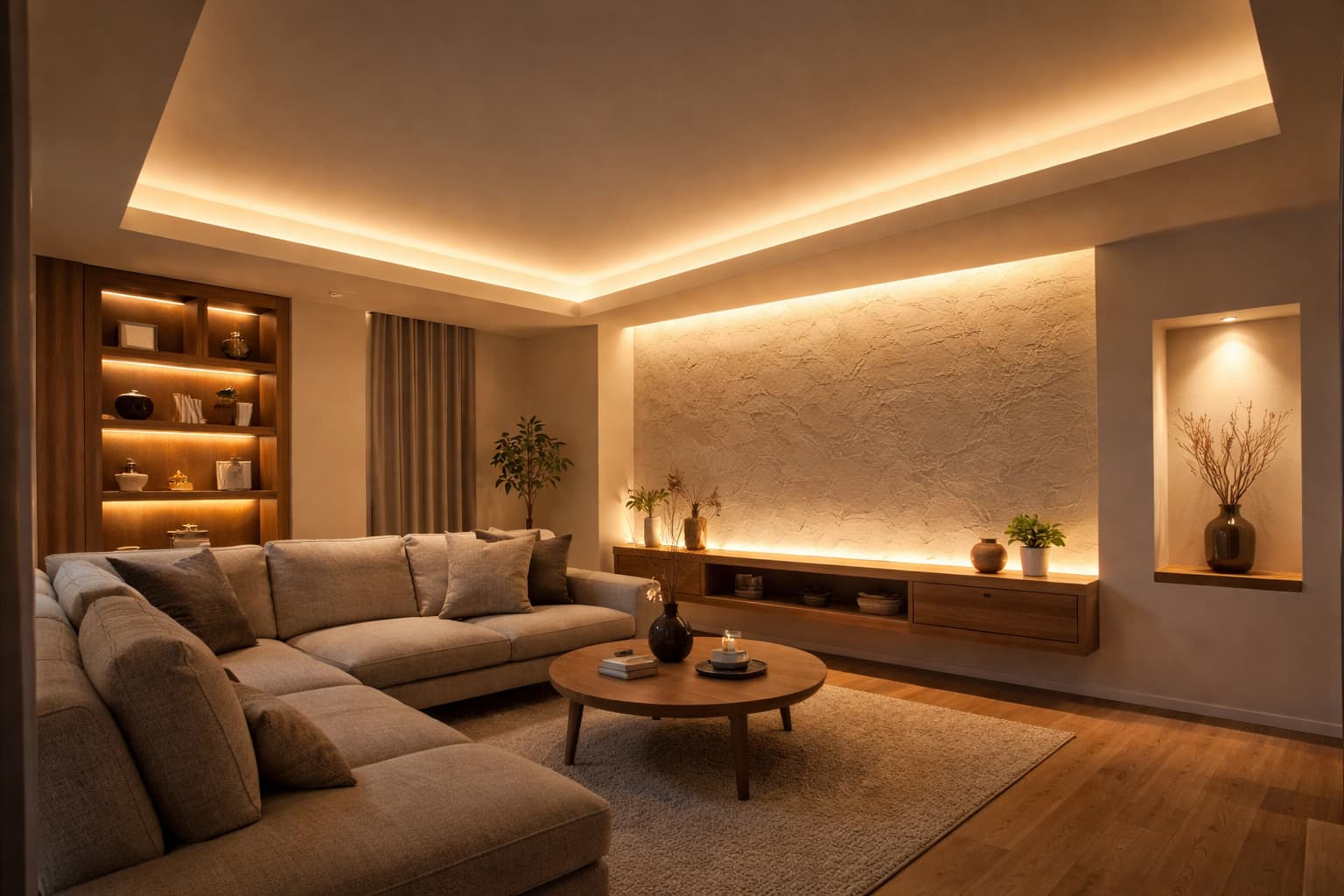 間接照明のイメージ 穏やか空間を演出する