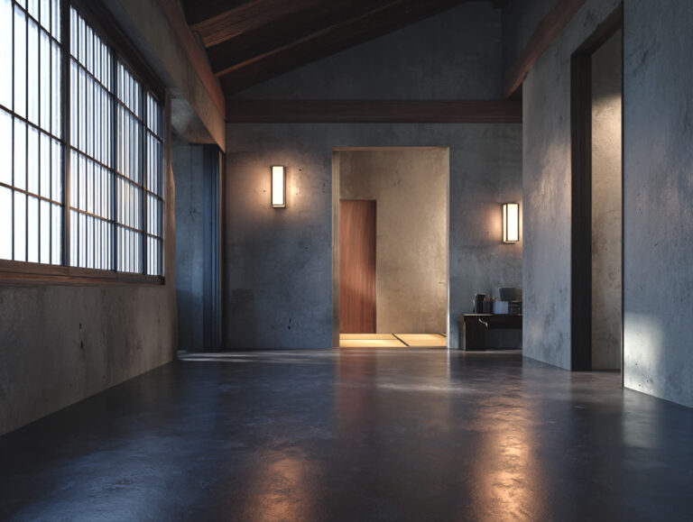 壁材が空気感にも影響を与える。