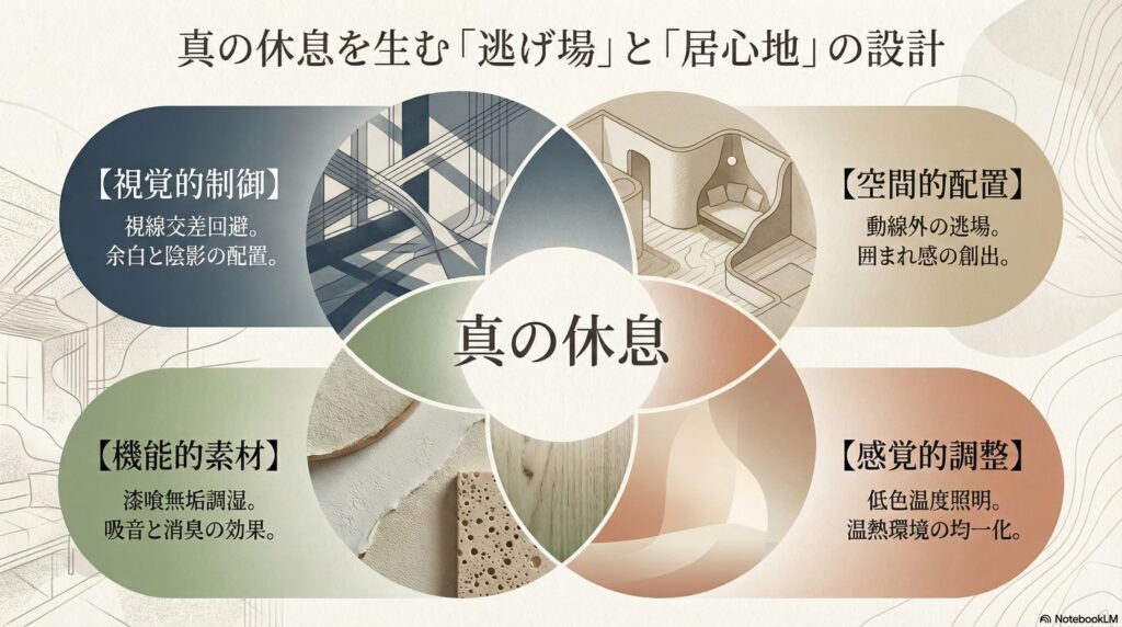 空間の居心地の良さをインフォグラフィックで解説